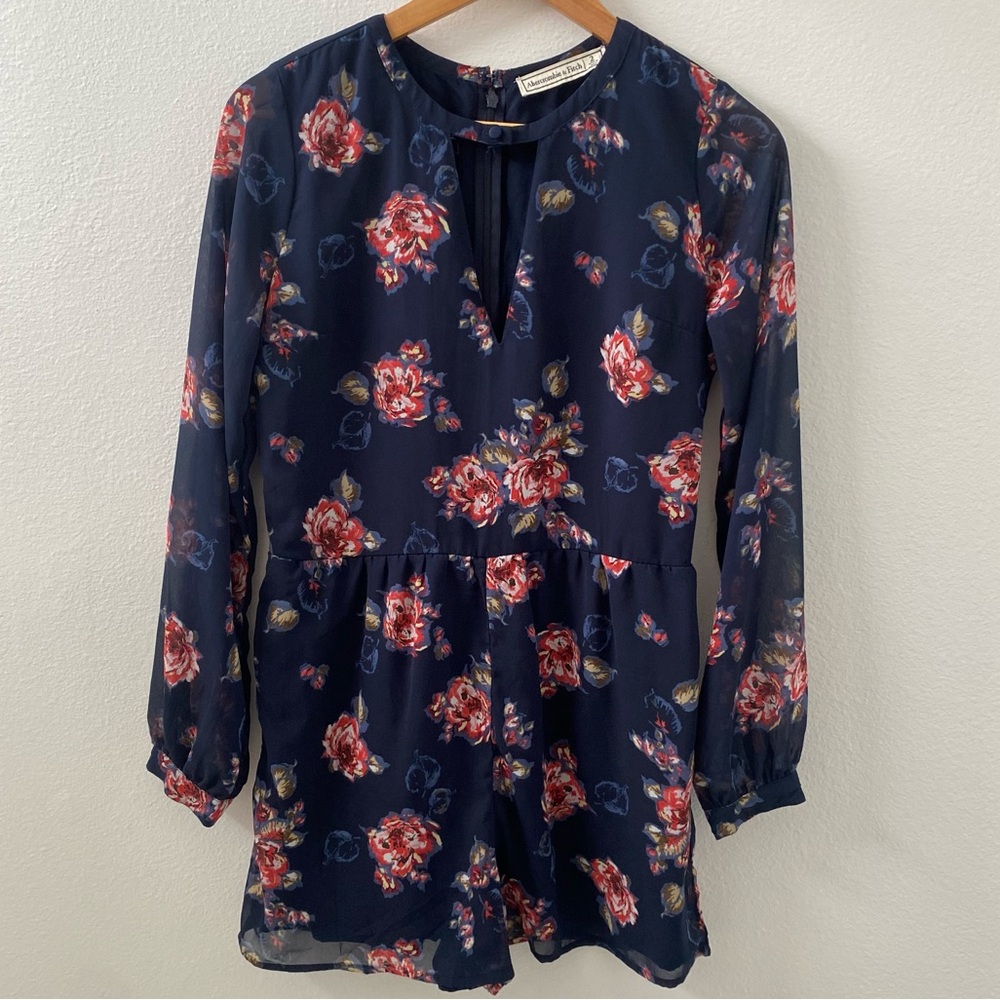 Abercrombie & Fitch Long Sleeve Romper